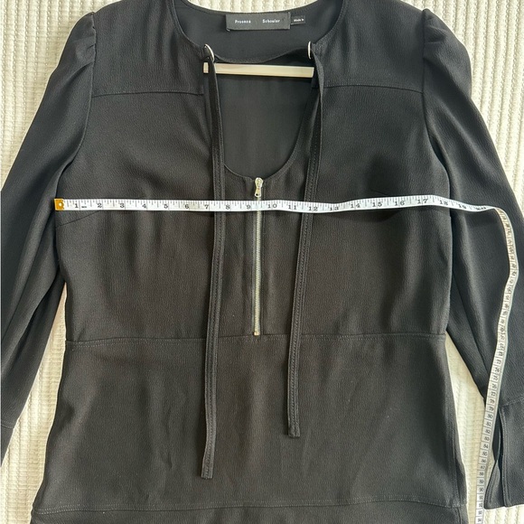 Proenza Schouler Black Bell Sleeve Dress - Picture 6 of 9